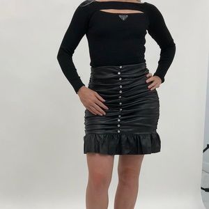 Black Leather skirt